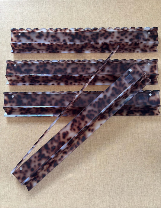 Presale: Signature Scalloped Racks - Blonde Tortoise