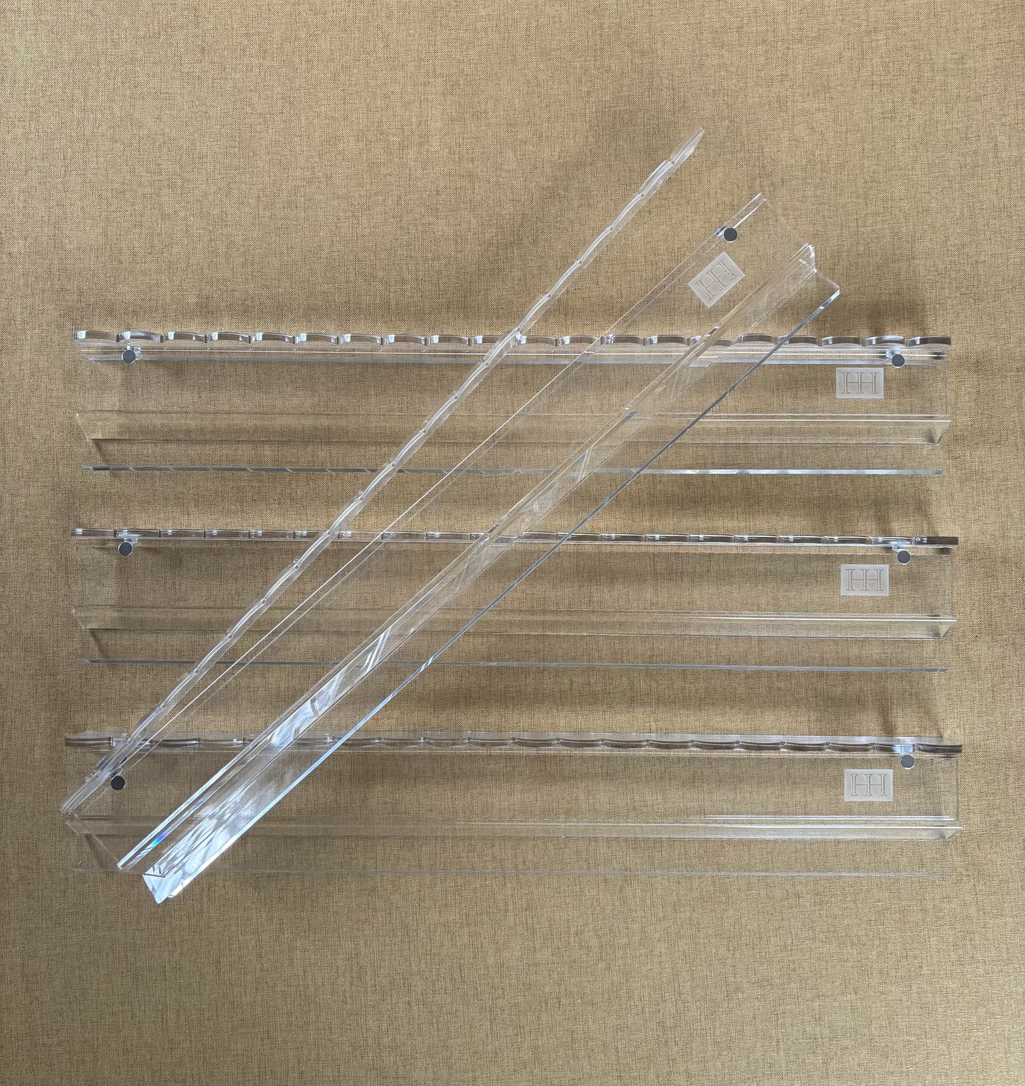Presale: Signature Scalloped Racks - Clear