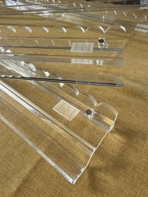 Presale: Signature Scalloped Racks - Clear